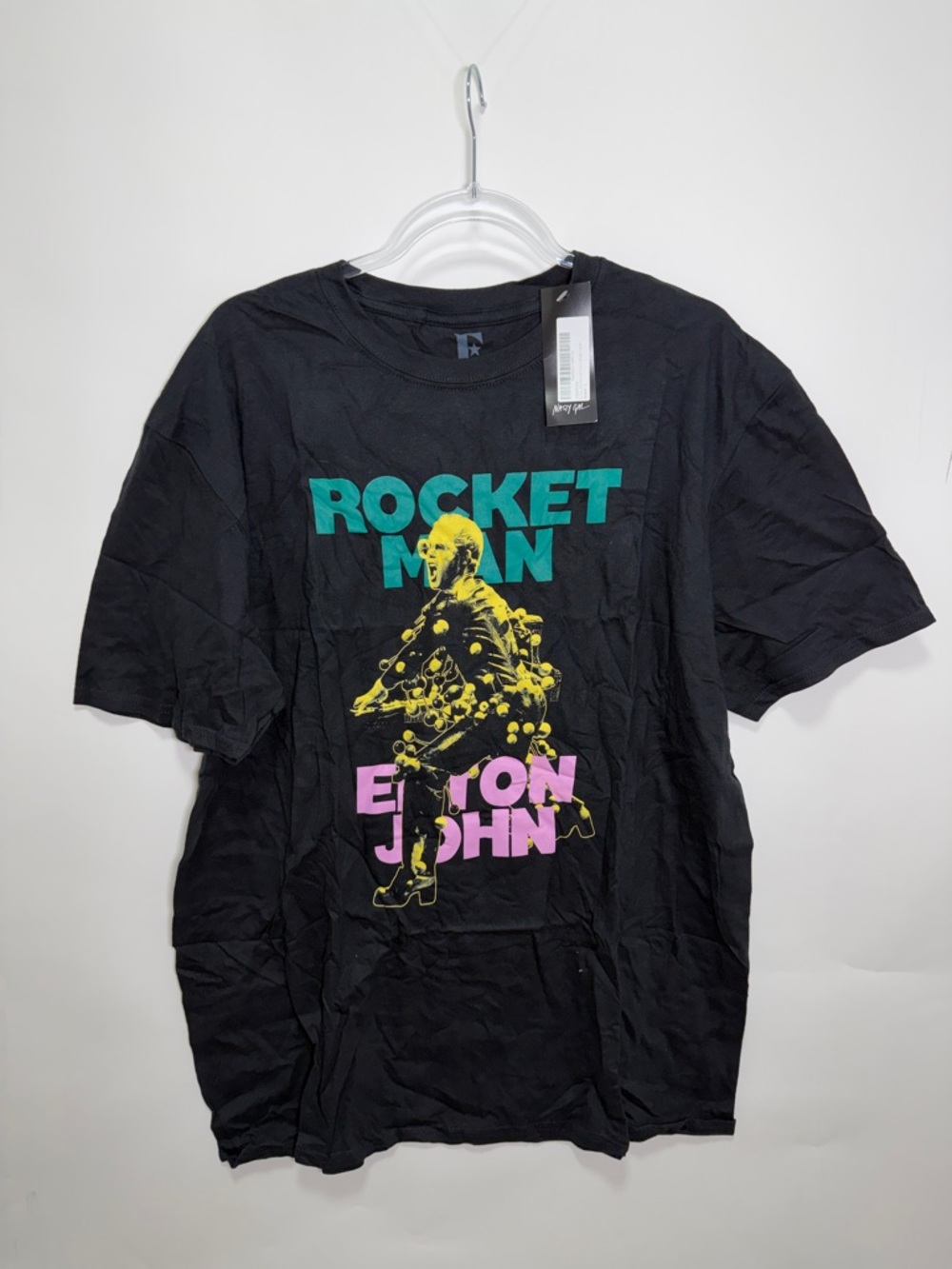Black Rocket Man Graphic Tee